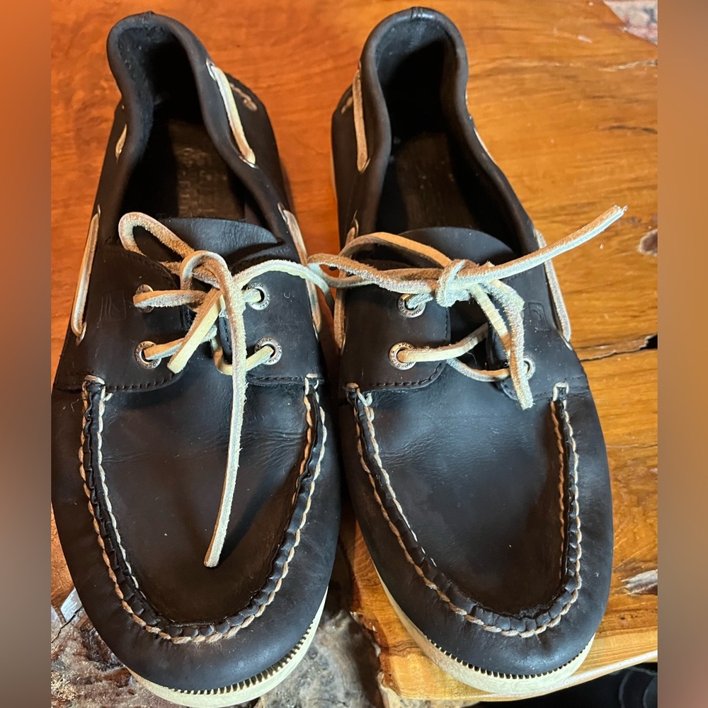 Mens Leather Sperry Top-Sider | Boat shoe | size 10.5 US